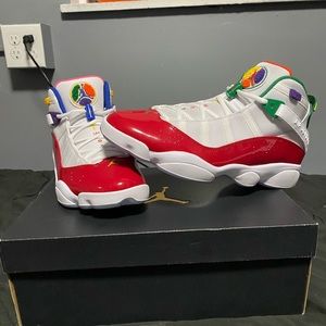 Jordan 6 rings (multi color)